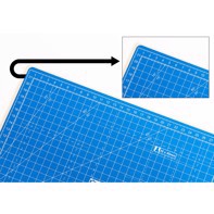 Skæremåtte - blue - DIN A4   